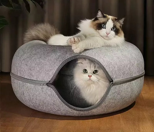 Cama CatCave – El escondite perfecto para tu felino consentido.