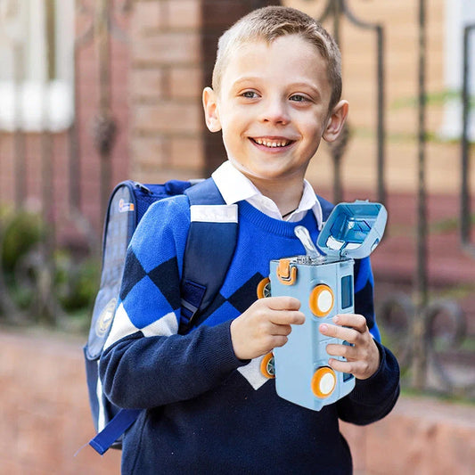 Botella de Agua con Forma de Autobús para Niños